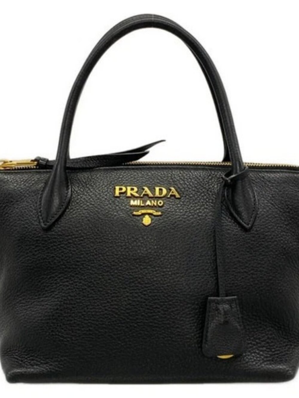 PRADA - Black Leather Handbag